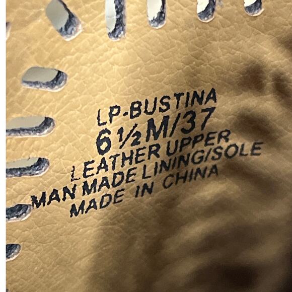 Lucky Brand Bustina Gray Suede Bootie Boots Stack Heel Size 6.5 Leather Upper - Picture 5 of 7